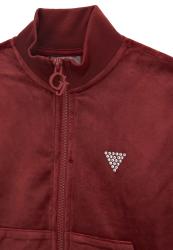 COUTURE FULL ZIP SWEATSHIRT Bordeaux