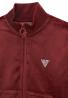 COUTURE FULL ZIP SWEATSHIRT Bordeaux