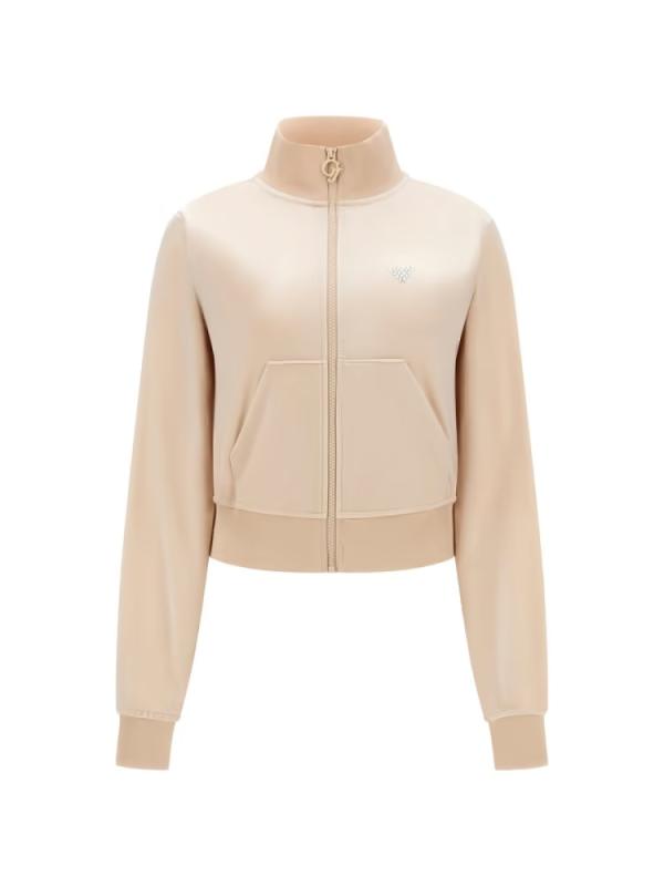 COUTURE FULL ZIP SWEATSHIRT Rosa