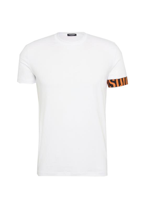 D9M3S6190 ROUND NECK T-SHIRT bianco 