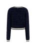 LS VN AOMORI TAPE YARN CARDI Blu