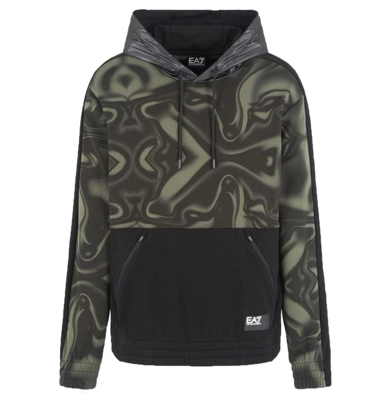 Felpe 6DPM09 FELPA FANCY verde scuro