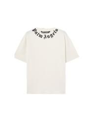 NECK LOGO REGULAR TEE Bianco