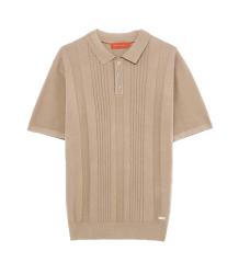 GL35337 Polo in maglia Beige