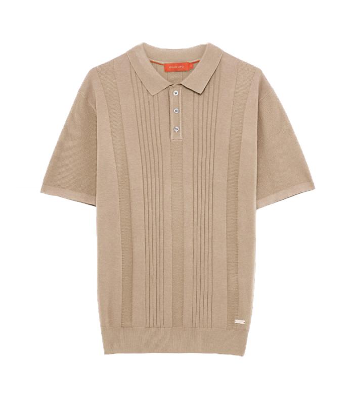 GL35337 Polo in maglia Beige