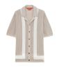 GL35324 in maglia traforata Beige