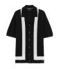 GL35324 in maglia traforata Nero