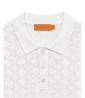 GL35328 POLO MAGLIA TRAFORATA Bianco