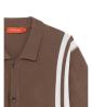 GL35332 IN MAGLIA MANICHE CORTE Marrone