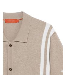 GL35332 IN MAGLIA MANICHE CORTE Beige
