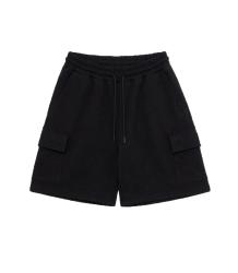BERMUDA DI FELPA GL2177F Nero