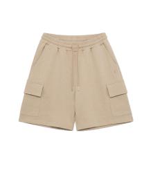 BERMUDA DI FELPA GL2177F Beige