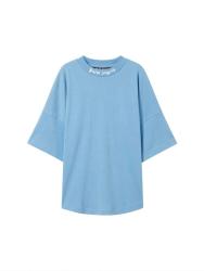 CLASSIC LOGO OVER TEE Azzurro
