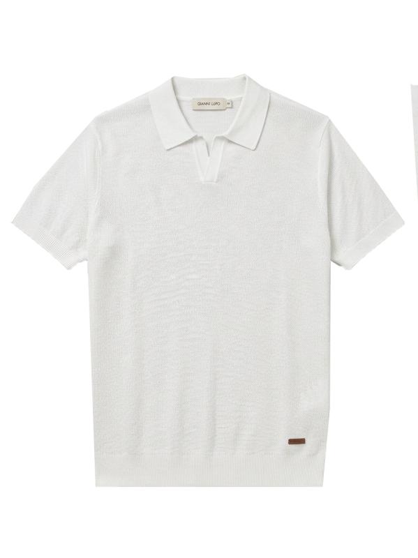 GL35320 COLLETTO POLO PIQUET Bianco