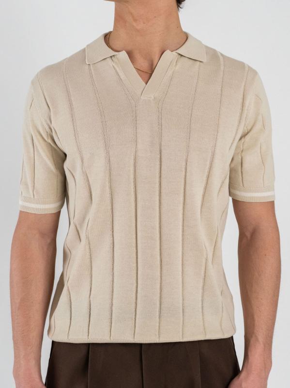 OC1S2S6M38 COLLO DERBY BANDE  Beige