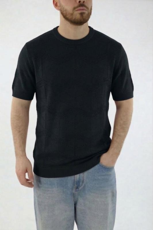OE1S2S6M43 PARICOLLO STRUTTURATA Nero