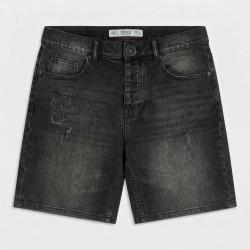 OC1S2S6S08 SHORT DENIM BOB REGULAR Nero