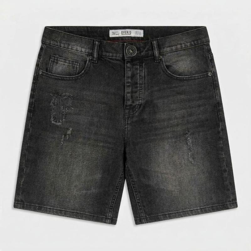 OC1S2S6S08 SHORT DENIM BOB REGULAR Nero
