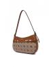 MELINDA LOGO SHOULDER BAG Beige