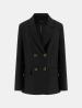 NAUSICA DOUBLE BREAST BLAZER Nero