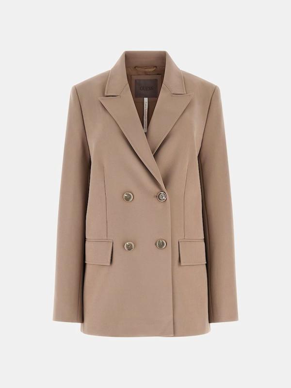 NAUSICA DOUBLE BREAST BLAZER Marrone
