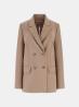 NAUSICA DOUBLE BREAST BLAZER Marrone