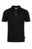 IUT035 T SHIRT POLO RILIEVO  Nero