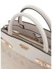MELINDA LOGO TRI COMP SATCHEL Beige
