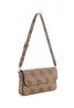 SADIE FLAP SHOULDER BAG Marrone