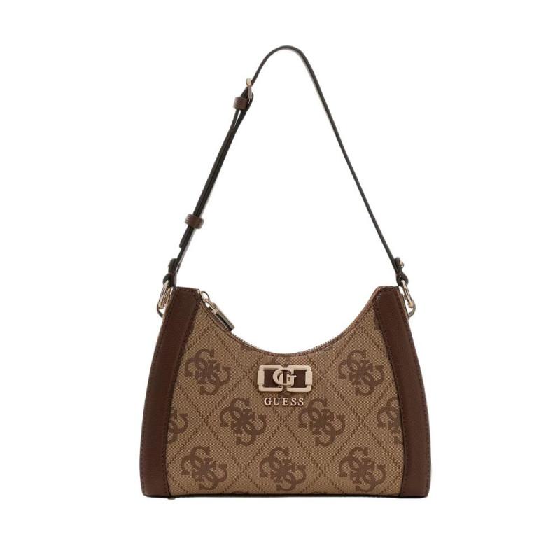 KARNILLA LOGO SHOULDER BAG Marrone
