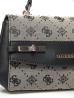 MELINDA LOGO TOP HANDLE FLAP Nero 