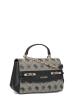 MELINDA LOGO TOP HANDLE FLAP Nero 