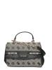MELINDA LOGO TOP HANDLE FLAP Nero 