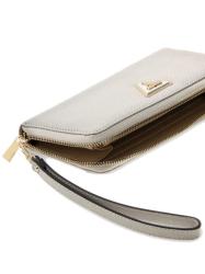 LAUREL II SLG LARGE ZIP AROUND A26 Bianco Panna