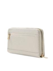 LAUREL II SLG LARGE ZIP AROUND A26 Bianco Panna