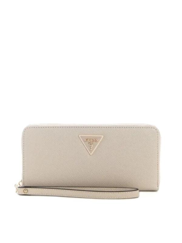 LAUREL II SLG LARGE ZIP AROUND A26 Beige