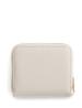 LAUREL II SLG SMALL ZIP AROUND Bianco Panna