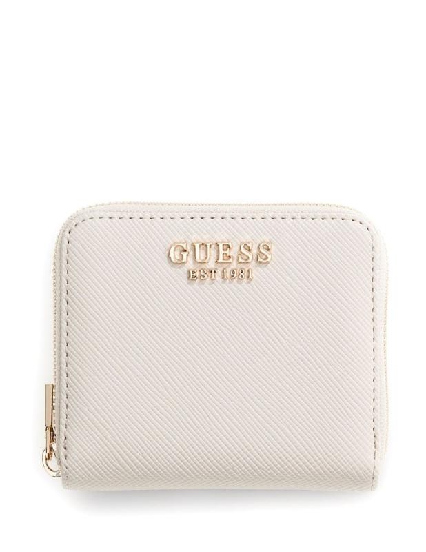 LAUREL II SLG SMALL ZIP AROUND Bianco Panna