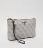 LAUREL II WRISTLET POUCH Bianco Panna