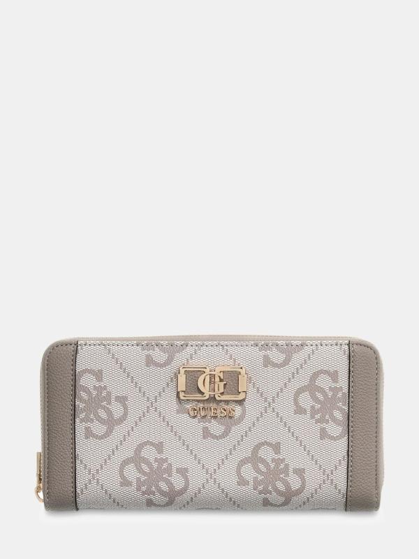 KARNILLA LOGO SLG LRG ZIP ARND Bianco Panna