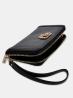 KARNILLA LOGO SLG LRG ZIP ARND Nero 