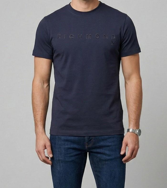 UMP26018TS T-SHIRT SILKOM Blu