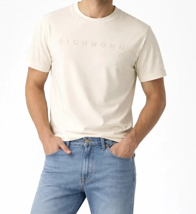 UMP26018TS T-SHIRT SILKOM Beige