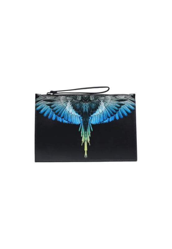 POCHETTE E.L.STAMPA Nero Blu