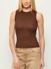 SL FRANCINE SMOCK HOTFIX TOP Marrone