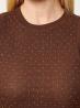 SL FRANCINE SMOCK HOTFIX TOP Marrone