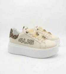 4BX160 HEART STRASS Beige Beige
