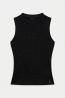 SL FRANCINE SMOCK HOTFIX TOP Nero