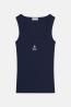 W4YP48KA0H GJ TANK TOP SLIM Blu Scuro 