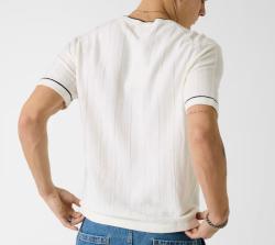 M6GR00Z4511 GJ CN STITCHED  Bianco